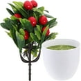 thumbnail image 4 of FRCOLOR  Garden Small Fake Plant Vibrant Decor Artificial Fruit Tree Office, 4 of 8