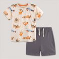 thumbnail image 2 of UAYOTSE Summer Baby boy Outfit Crewneck Sweatshirt Pants Sweatsuit 2 Piece Clothes Set for boys 6 9 12 18 24 Months Pajamas & Dailywear Set,Sizes 4-5 Years, 2 of 9