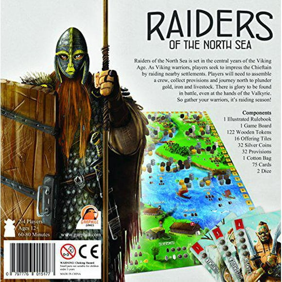Renegade Game Studios REN0585 Raiders of the North Sea Board Games