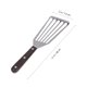 thumbnail image 4 of Espátula de acero inoxidable para barbacoa, multifunción, para cocina, para filetes, pescado frito, con ranuras (tamaño pequeño), 4 of 5