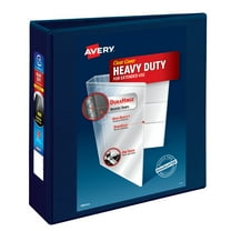 Avery Heavy-Duty View Binder, 3" EZD Rings, Navy Blue (79803)