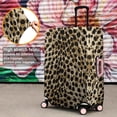 thumbnail image 4 of Brown and Black Leopard Print Luggage Cover Fashion Suitcase Cover Baggage Covers Fit 25-28 Inch Luggage (Go Travel), 4 of 5