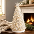 thumbnail image 4 of DIY Beaded Christmas Tree Craft Kit for Adults, 3D Pearl Beaded Tree Making Set, Complete Handmade Tabletop Ornament for Home Office Holiday Display(A3), 4 of 5
