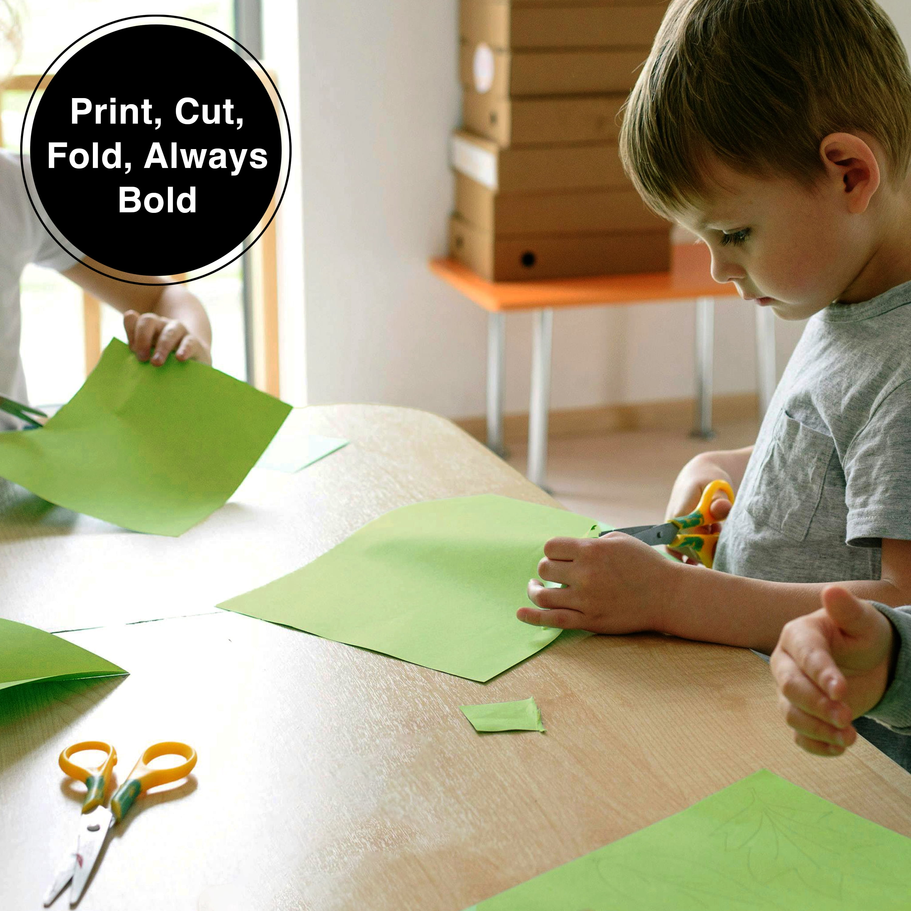 Printworks Bright Color Cardstock, Emerald Green, 8.5 x 11, 65 lb, 500 Sheets