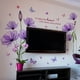 thumbnail image 4 of Decoraciones para El Hogar XWSHYW Pegaso En Pared y Flores Moradas En Inglés, 4 of 6