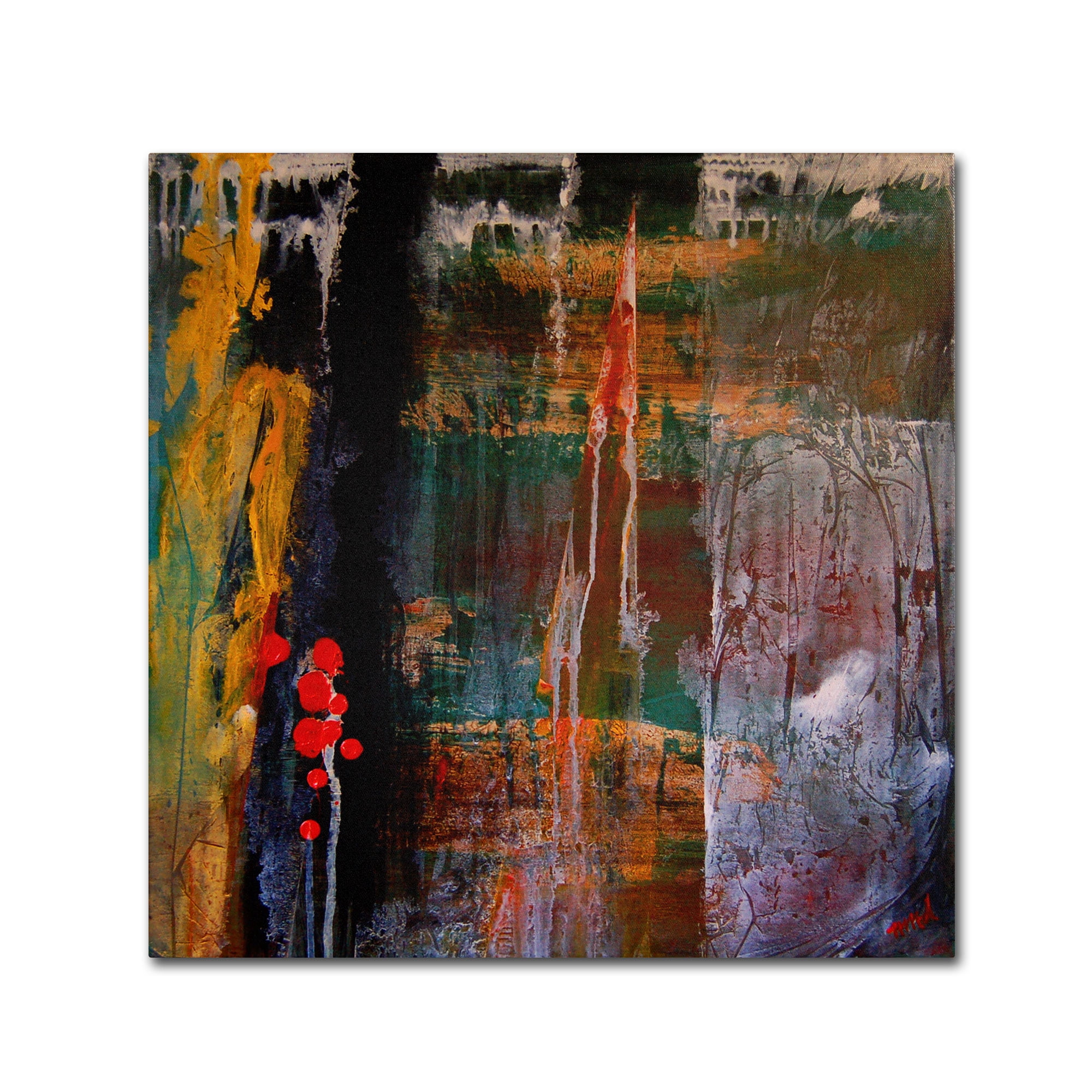 Trademark Fine Art "Entitled" Canvas Art by Nicole Dietz