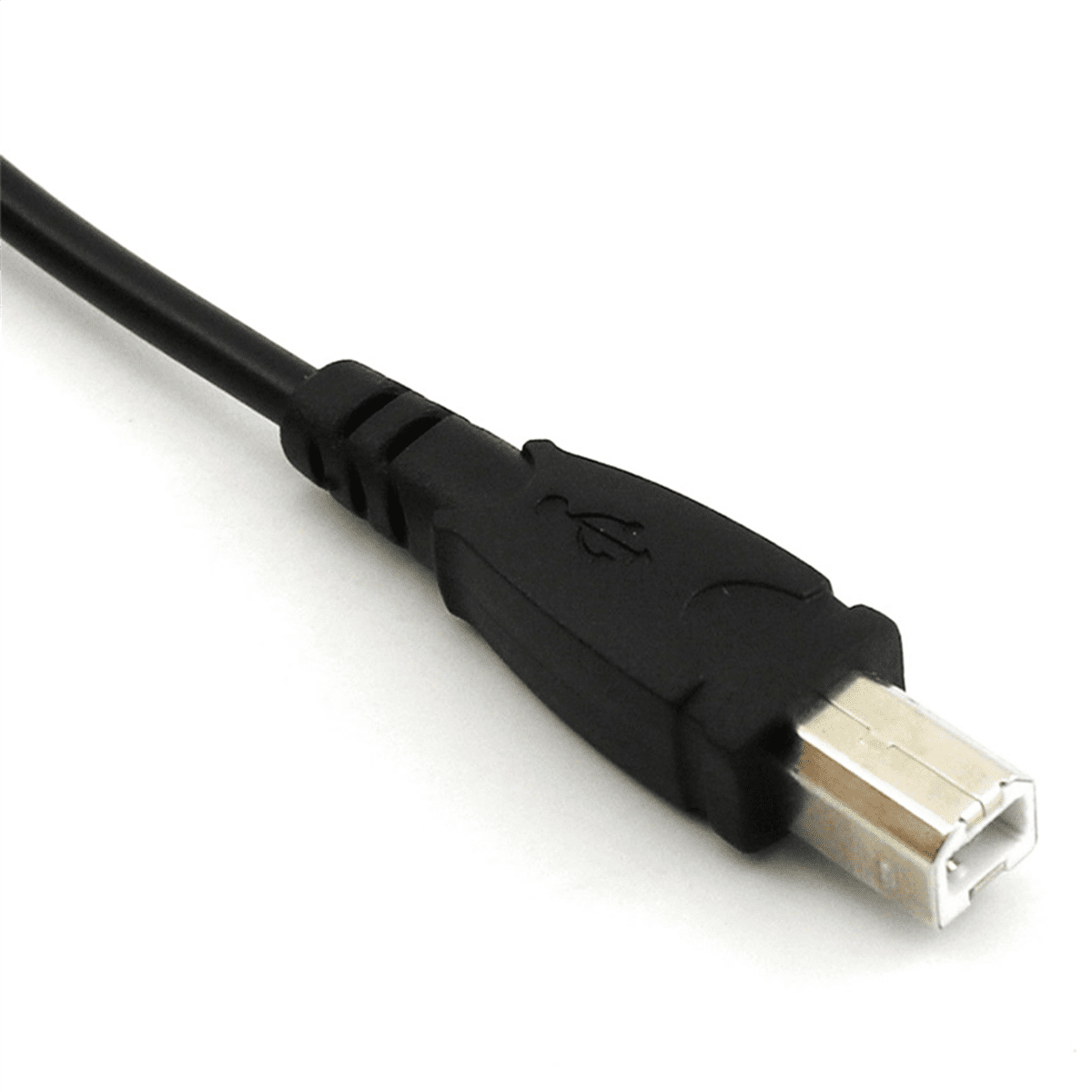 10X USB-C USB 3.1 Type C Male to USB 2.0 B Type Male Data Cable Cord Phone Printer,10x Type C connector,black