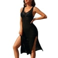 thumbnail image 3 of Sociala Womens Long One Piece Cover-ups Sleeveless Sexy Swim Dress, 3 of 4