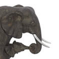 thumbnail image 5 of 20" x 13" Gray Polystone Elephant Sculpture, by DecMode, 5 of 12