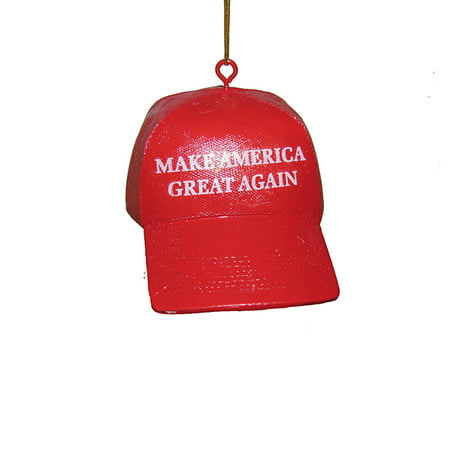 Kurt Adler 3.625-Inch Make America Great Again Hat Christmas