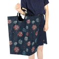 thumbnail image 4 of Yayeee Freestanding Laundry Hamper with Handle Collapsible Large Storage Basket for Clothes, Starry Fireworks Pattern, 4 of 7
