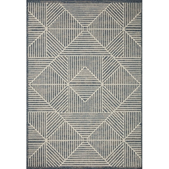 Loloi Rainier Oriental Denim / Ivory 2'-2" x 3'-9" Area Rug