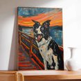 thumbnail image 4 of Hudo Funny Scream Bolognese Dog Poster Wall Art Decor Bolognese Dog Canvas Wall Art - Aesthetic Decor - Boyfriend Birthday Gift Ideas, 4 of 5