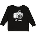 thumbnail image 3 of Inktastic Camera Oh Snap Boys or Girls Long Sleeve Toddler T-Shirt, 3 of 5