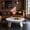 White, variant on Round Wood Coffee Tables for Living Room, Farmhouse Circle Coffee Table, Mid Century Wooden Rustic Coffee Tables for Apartment, Easy Assembly