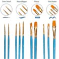 thumbnail image 2 of 10PCS Artist Paint Brushes Set Multifunctional Nylon Paint Brushes,Art Painting Supplies, 2 of 5