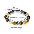 thumbnail image 1 of Pulsera para hacerse rico y tener buena suerte, pulsera de citrino con piedra de ojo de tigre, 1 of 3