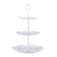 thumbnail image 3 of 3-Tier Cupcake Stand Cake Dessert Wedding Event Party Display Tower Plate Round, 3 of 8