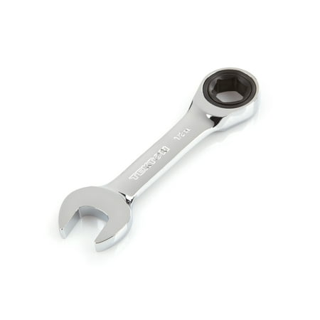 TEKTON 1/2 Inch Stubby Ratcheting Combination Wrench | WRN50010