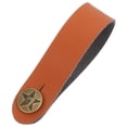thumbnail image 4 of Correa de guitarra R132 Star Guitar Straps, correa clásica de cuero para guitarra eléctrica, acústica y bajo (marrón), 4 of 5