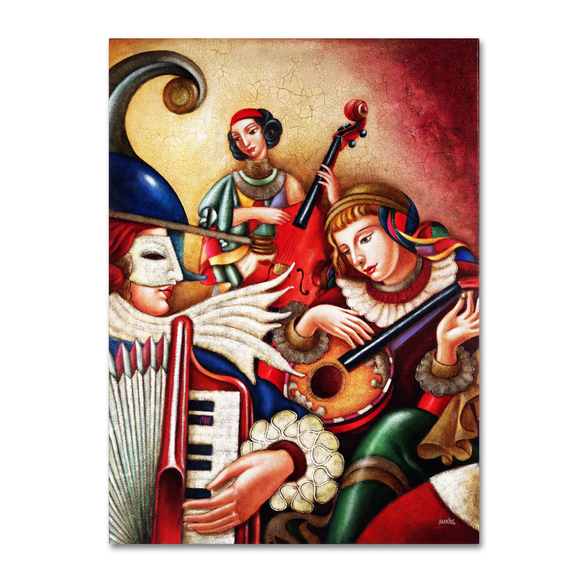 Trademark Fine Art "Inspiriacion" Canvas Art by Edgar Barrios