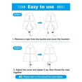 thumbnail image 2 of 40inch D X 50inch H Fountain Cover - Weatherproof Garden Fountain Statue Protective Cover with Zipper & Drawstring,, 2 of 8