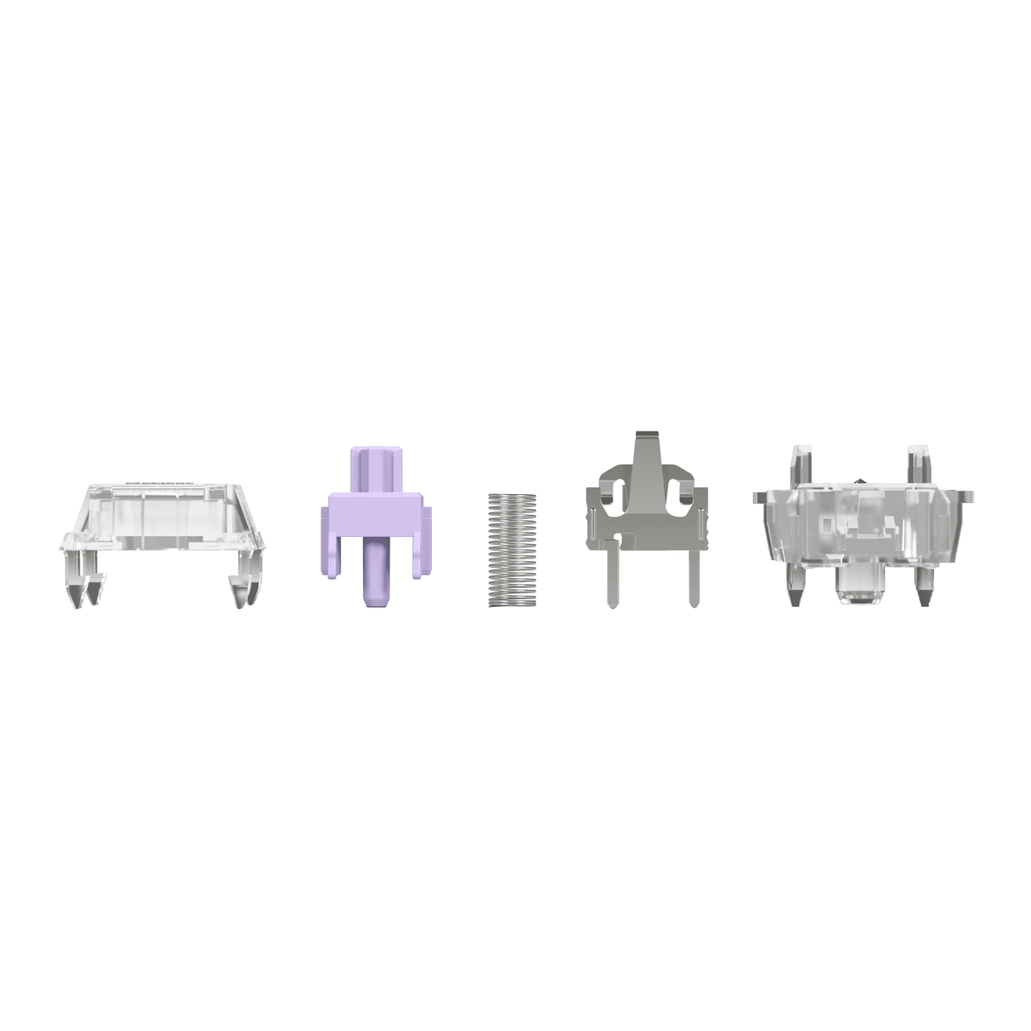 Glorious Gaming Mako Ultralight Lubed 110 Piece Tactile Hot Swappable Durable Polymer Switches for Mechanical Gaming Keyboards
