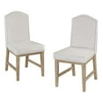 thumbnail image 1 of Homestyles Cambridge Wood Dining Chair Pair in Off White, 1 of 4