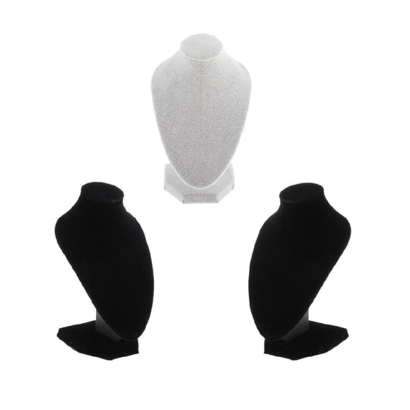 3 Soportes de Exhibición de Collar de , Cadena Colgante, Estante de Joyería, Hogar de Negocios shamjiam Estante de exhibición de la joyería