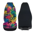 thumbnail image 6 of XYZCANDO Front Seats Covers Breathable Car Seat Covers for Front Seats Car Front Seat Covers Durable Comfortable Truck Van, Colorful Leaf Pattern, 6 of 10