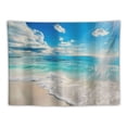 thumbnail image 5 of Orinice Beach Scene Tapestry Wall Hanging Unique Style Graphic Tapestries Home Wall Decor Art for Living Room Bedroom Apartment Farmhouse Dorm 60x50inch, 5 of 6