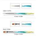 10pcs Nail Art Pen Portable Professional UV Gel Nail Art Painting