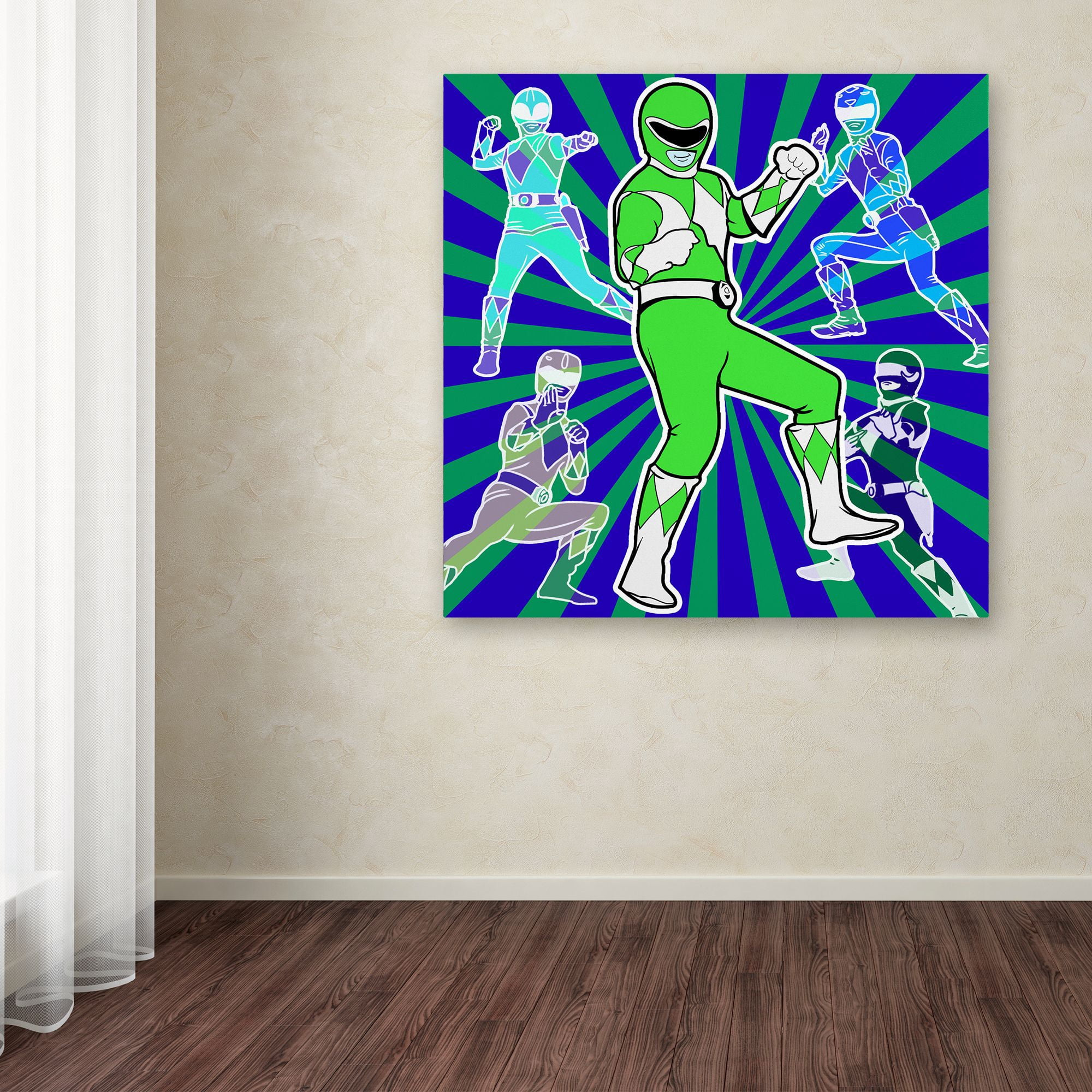 Trademark Fine Art 'Power Ranger' Canvas Art by ALI Chris