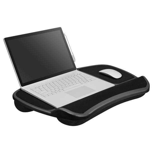 Laptop Lap Desk Black Fits Up To 15 6 Laptop Walmart Com