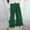 Green, variant on ICQOVD Women Pants Women Plus Size Cotton Linen Casual Ruffled Loose Pocket Pants Rollbacks Navy