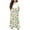 #186-White, variant on hengsof Girls Casual Maxi Floral Dress Short Sleeve Dresses with Pockets