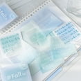 thumbnail image 6 of Gradient Color Note Paper for Journaling Note Taking Translucent Sticky Note Reminder on Book Notebook Calender Fridges, 6 of 8