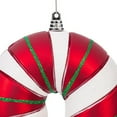 thumbnail image 2 of Vickerman 10" Red-White-Green Candy Cane Christmas Ornament, 2 of 3