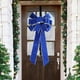thumbnail image 2 of Colgante decorativo con lazo de puerta de Navidad, artesanía elegante para Azul Zulema Colgante de lazo grande, 2 of 8