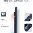 thumbnail image 4 of Liquid Silicone Case for iPhone 15 Pro Max - [Camera All-Round Protection] [Soft Microfiber Lining Anti-Scratch] 4 Layer Full Covered Shockproof Rubber Phone Case Cover, 6.7", Dark Blue, 4 of 16