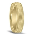 thumbnail image 2 of SZUL Men's 5mm Wedding Band with Stone Center Finish and Milgrain in 10K Yellow Gold, 2 of 4