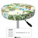 thumbnail image 4 of Balery Meadow Plants And Butterflies Fundas de asiento para taburete de bar redondo de tela de terciopelo ajustables que protegen de arañazos y manchas para sillas de 14 a 17 pulgadas.-14 inch, 4 of 7