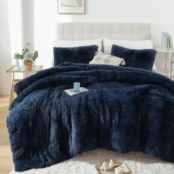 Fluffy Queen Comforter Set
