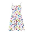 thumbnail image 5 of ATOGUTA Big Girls Dresses Sleeveless Cami Dress Kids Casual Crewneck Loose Beach Dresses Size 4T-14, Multicolor, 5 of 6