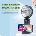 thumbnail image 2 of Mini Hand-Held Portable Folding Summer Fan 5 Speed Cooling Usb Rechargeable Fan, 2 of 6