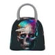 thumbnail image 1 of Balery Modern Abstract Colorful Skull B Bolsa de Almuerzo para Mujeres, Caja de Almuerzo, Bolsa de Almuerzo Pequeña Impermeable, Tote de Almuerzo Reutilizable con Gran Capacidad, 1 of 6