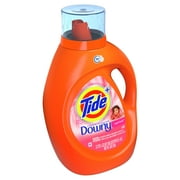 Tide Plus Downy April Fresh HE, Liquid Laundry Detergent, 92 Fl Oz 59 loads
