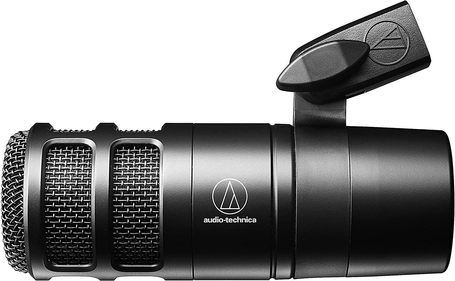 Audio-Technica AT2040 Hypercardioid Dynamic Podcast Microphone (AT 2040) Bundle with Telescoping Tabletop Microphone Stand and XLR- XLR Cable