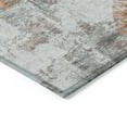 thumbnail image 5 of 9' X 12' Terra Cotta Copper And Taupe Abstract Washable Indoor Outdoor Area Rug, 5 of 5