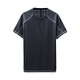thumbnail image 3 of Vmvidoty Men's Short Sleeve Moisture Wicking Active Performance Crew Neck Tee Dark Gray 4XL, 3 of 7